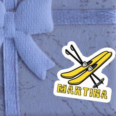 Martina Sticker Ski Laptop Image