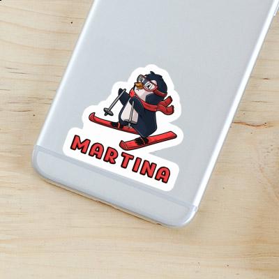 Martina Sticker Skier Laptop Image