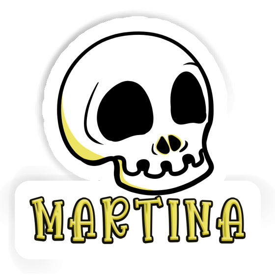 Skull Sticker Martina Image