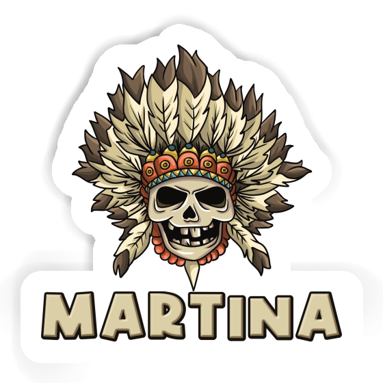 Martina Sticker Kids Skull Image