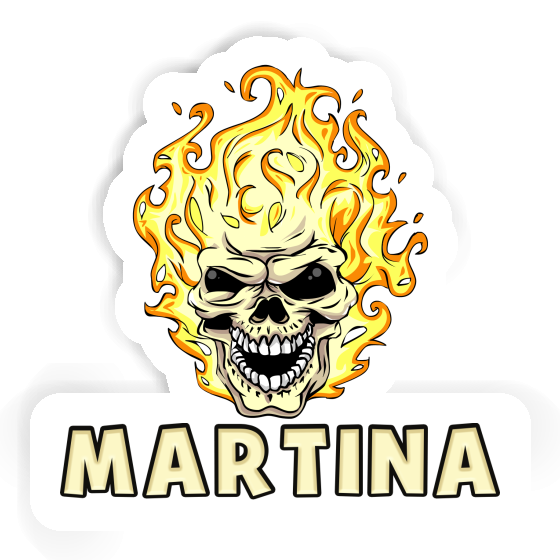 Martina Sticker Skull Image