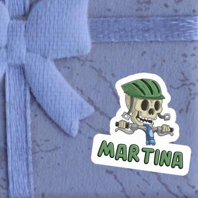 Biker Sticker Martina Notebook Image