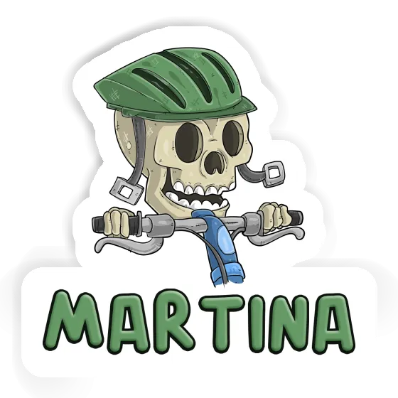 Sticker Fahrradfahrer Martina Gift package Image