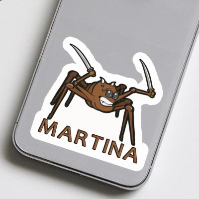 Fighting Spider Sticker Martina Image