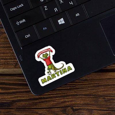 Eidechse Sticker Martina Laptop Image