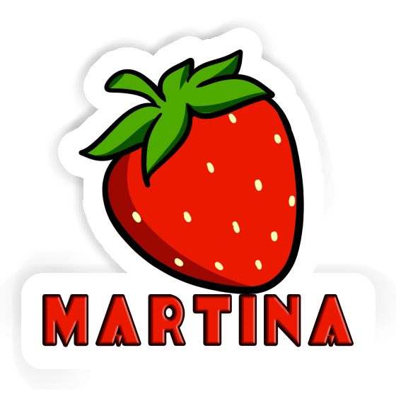 Strawberry Sticker Martina Notebook Image