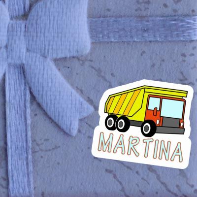 Camion à benne Autocollant Martina Notebook Image