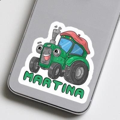 Martina Sticker Tractor Notebook Image