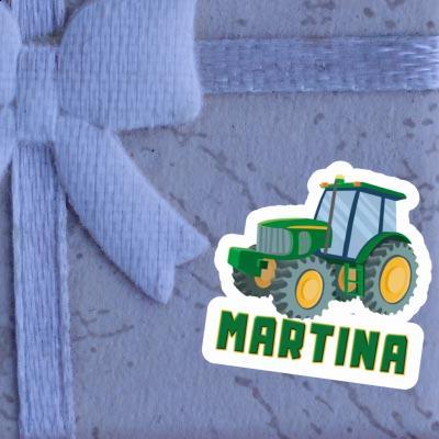 Autocollant Martina Tracteur Laptop Image