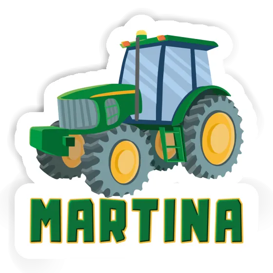 Sticker Martina Tractor Notebook Image