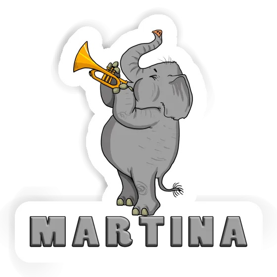 Sticker Elephant Martina Notebook Image