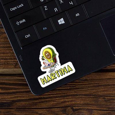 Sticker Martina Avocado Laptop Image