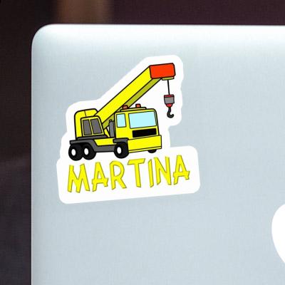 Sticker Martina Vehicle Crane Laptop Image