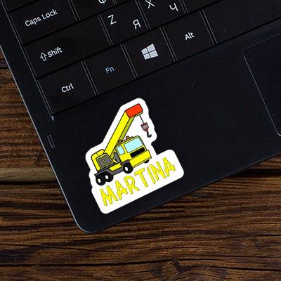 Sticker Martina Vehicle Crane Laptop Image