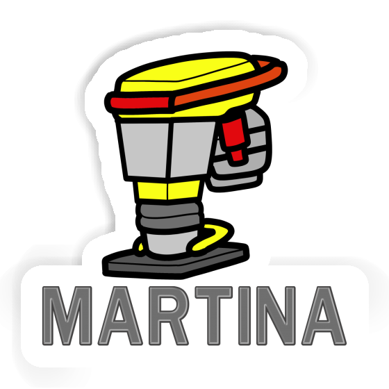 Sticker Vibratory Rammer Martina Gift package Image