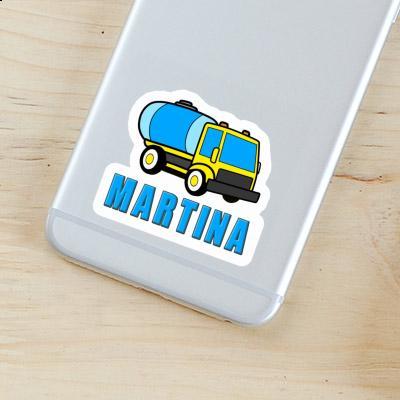 Water Truck Sticker Martina Notebook Image