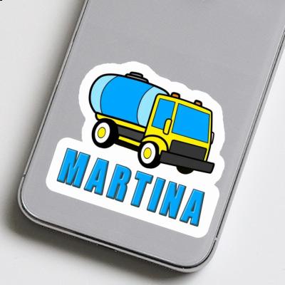 Martina Autocollant Camion d'eau Notebook Image