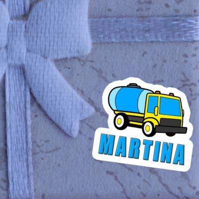 Water Truck Sticker Martina Notebook Image