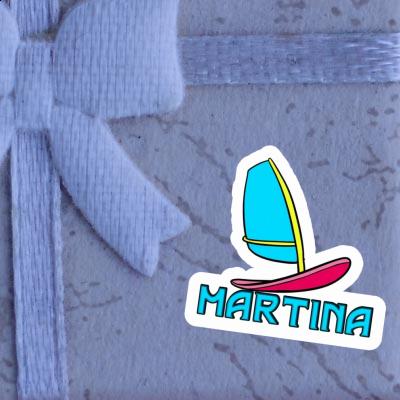 Sticker Martina Windsurf Board Notebook Image