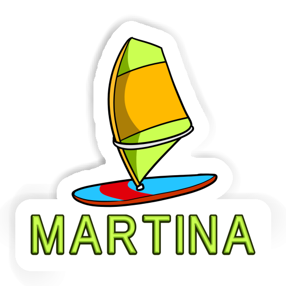 Martina Sticker Windsurfbrett Laptop Image