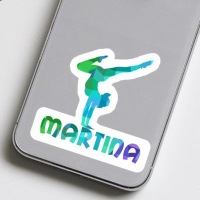 Martina Sticker Yoga Woman Notebook Image