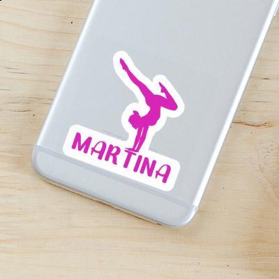 Martina Sticker Yoga Woman Notebook Image