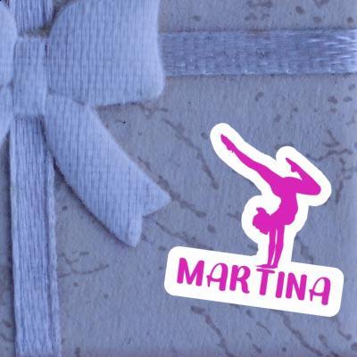 Sticker Yoga-Frau Martina Image