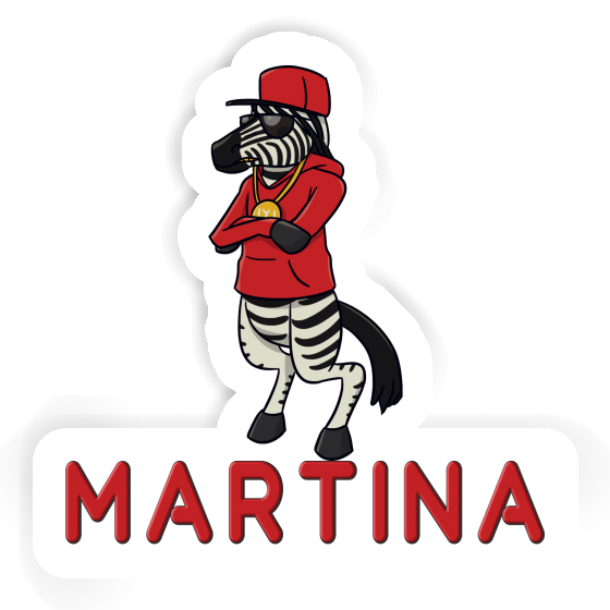 Sticker Zebra Martina Image