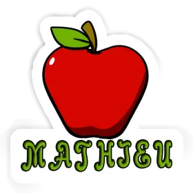 Sticker Apple Mathieu Image