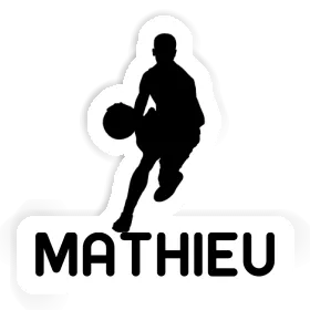 Sticker Mathieu Basketball Player Image