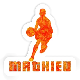 Sticker Mathieu Basketball Player Image