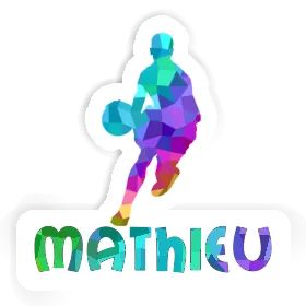 Sticker Mathieu Basketball Player Image