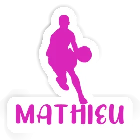 Sticker Mathieu Basketball Player Image