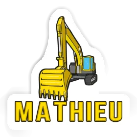 Sticker Excavator Mathieu Image