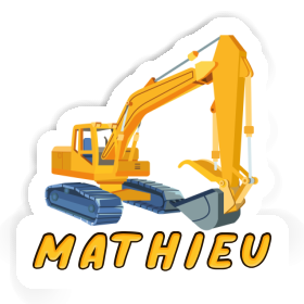 Excavator Sticker Mathieu Image