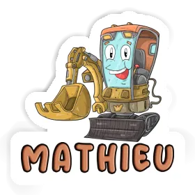 Excavator Sticker Mathieu Image