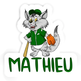 Katze Aufkleber Mathieu Image