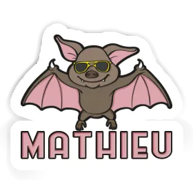 Autocollant Chauve-souris Mathieu Image