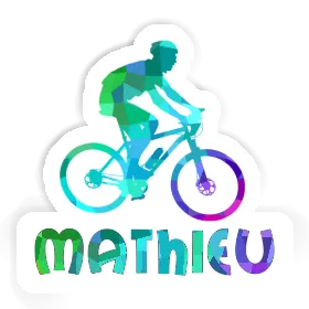 Sticker Biker Mathieu Image