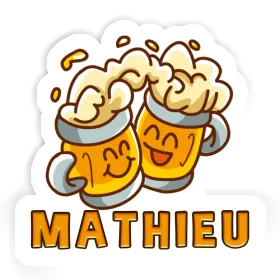 Aufkleber Mathieu Bier Image