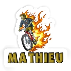 Mountainbiker Sticker Mathieu Image