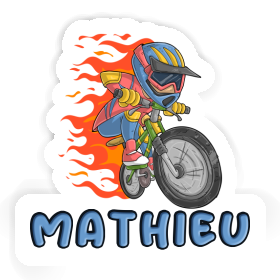 Freeride Biker Sticker Mathieu Image