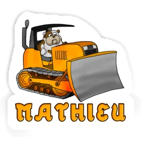 Bulldozer Sticker Mathieu Image