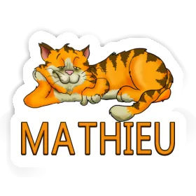 Mathieu Sticker Katze Image
