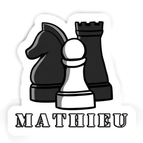 Autocollant Mathieu Pièce d'échec Image