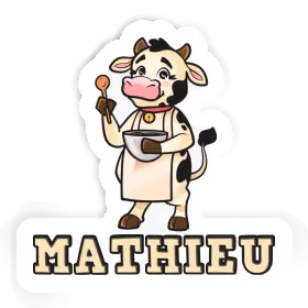 Aufkleber Kuh Mathieu Image