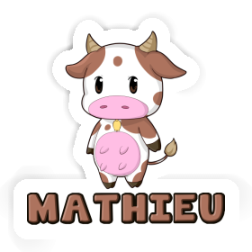 Mathieu Sticker Kuh Image
