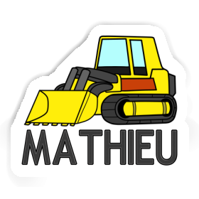 Aufkleber Raupenlader Mathieu Image