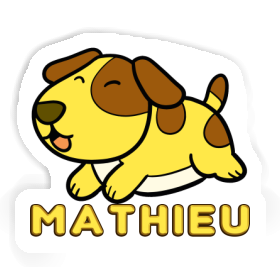 Aufkleber Mathieu Hund Image