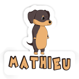 Sticker Dackel Mathieu Image